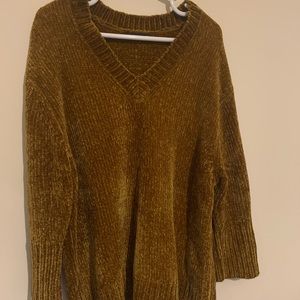Chenille V Neck Zara Sweater